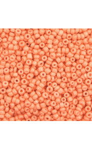 Glas rocailles kralen 11/0 (2mm) Coral orange